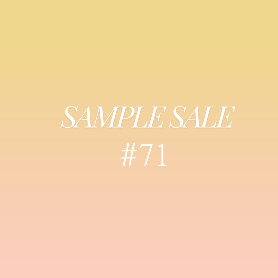 Sample Sale #71