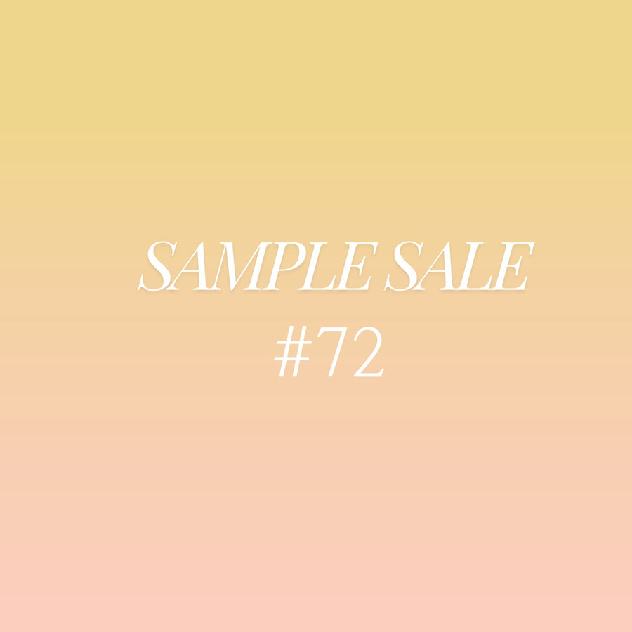 Sample Sale #72