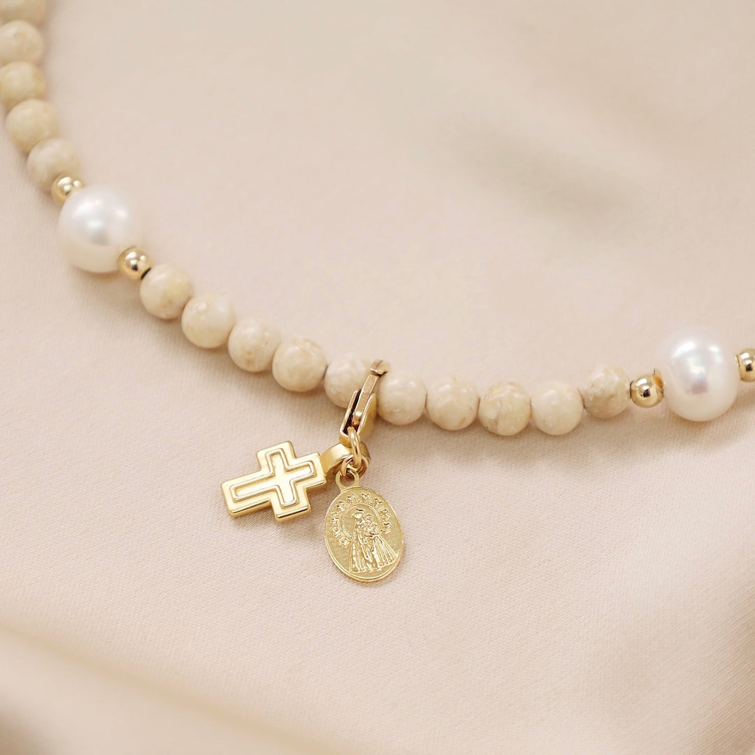 Full of Grace Rosary Bracelet by Jenise Subervi – taudrey
