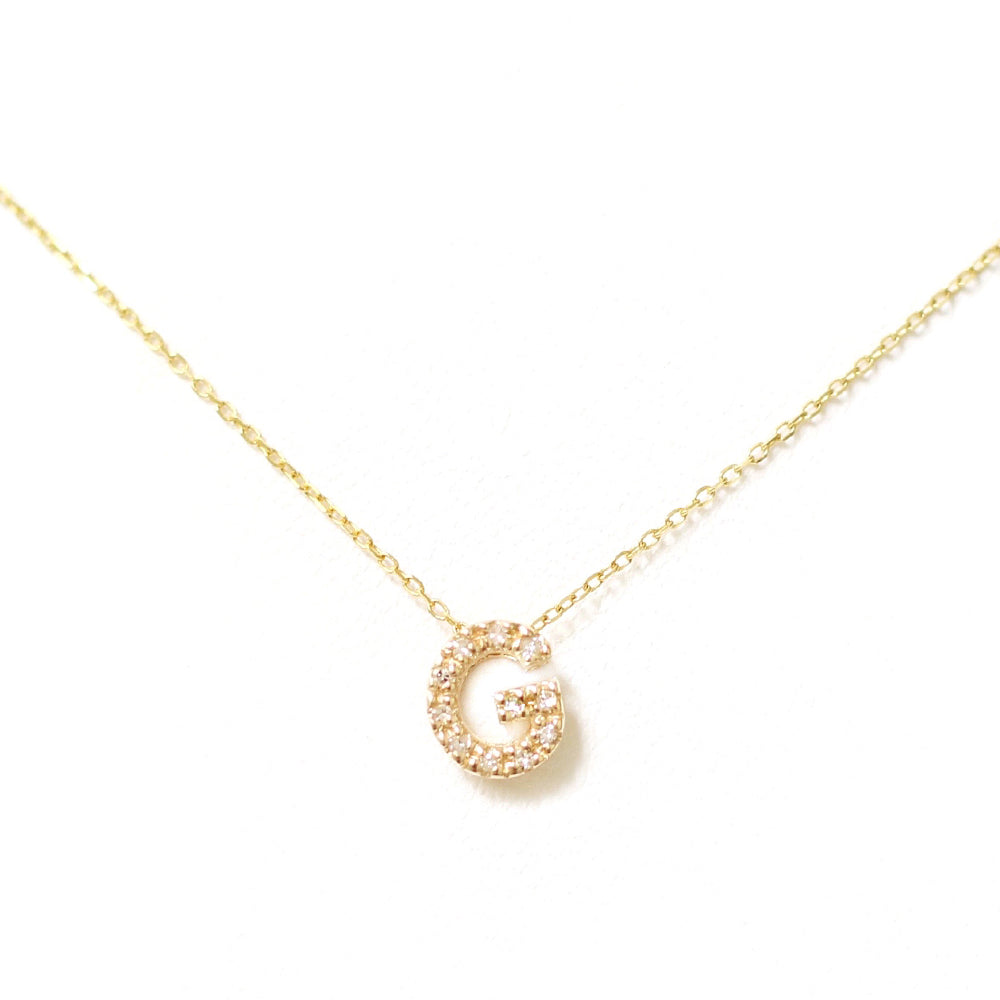 Large Sideways Initial Necklace with adjustable rolo chain. – Harper &  Jewels