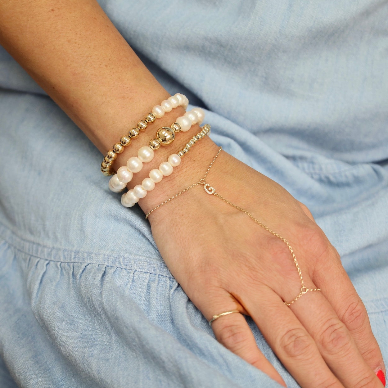 Lovely Meaningful Word Wave Bangle in Silver | Lisa Angel